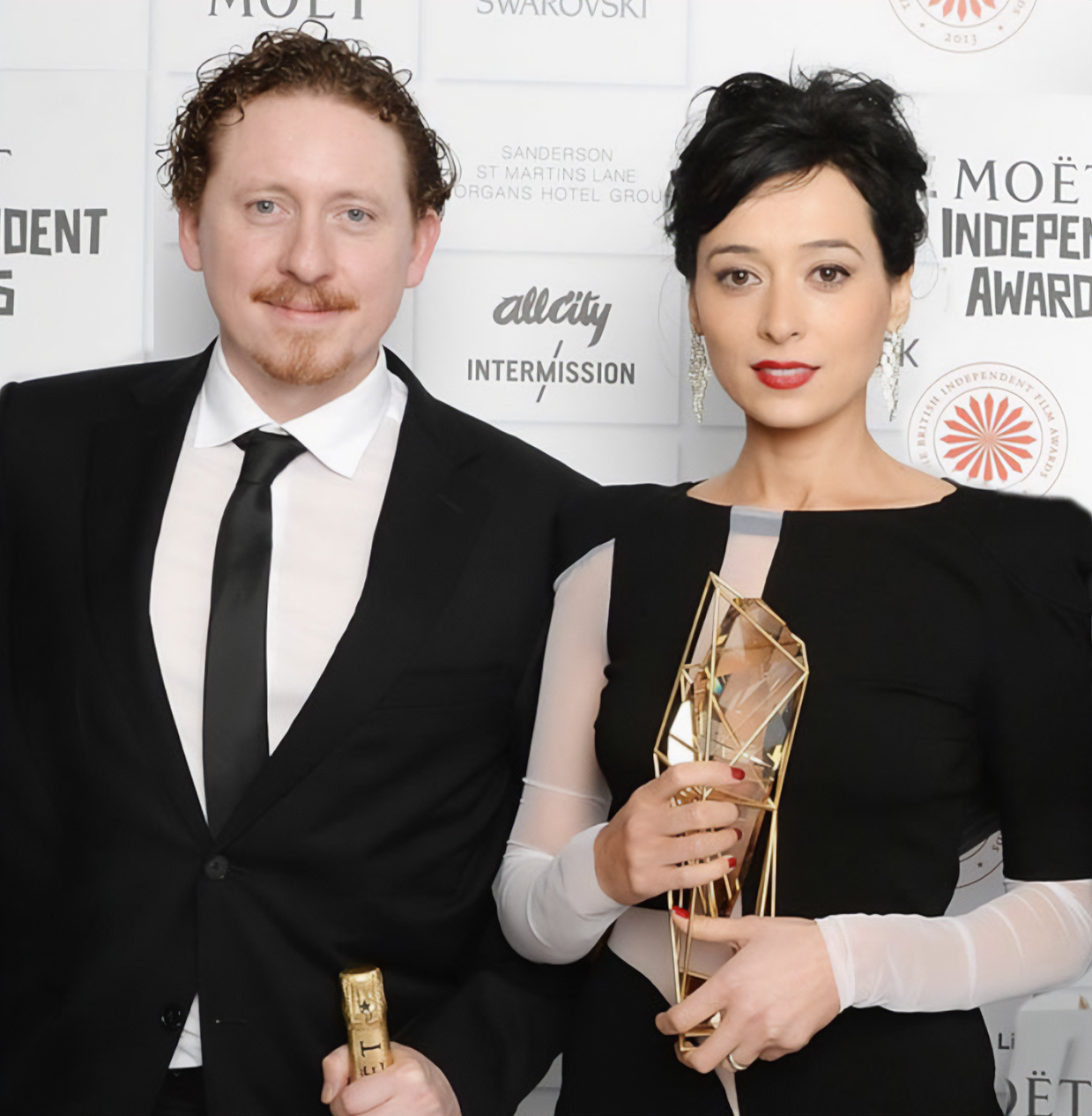 Caradog and Puna at the British Independent Film Awards