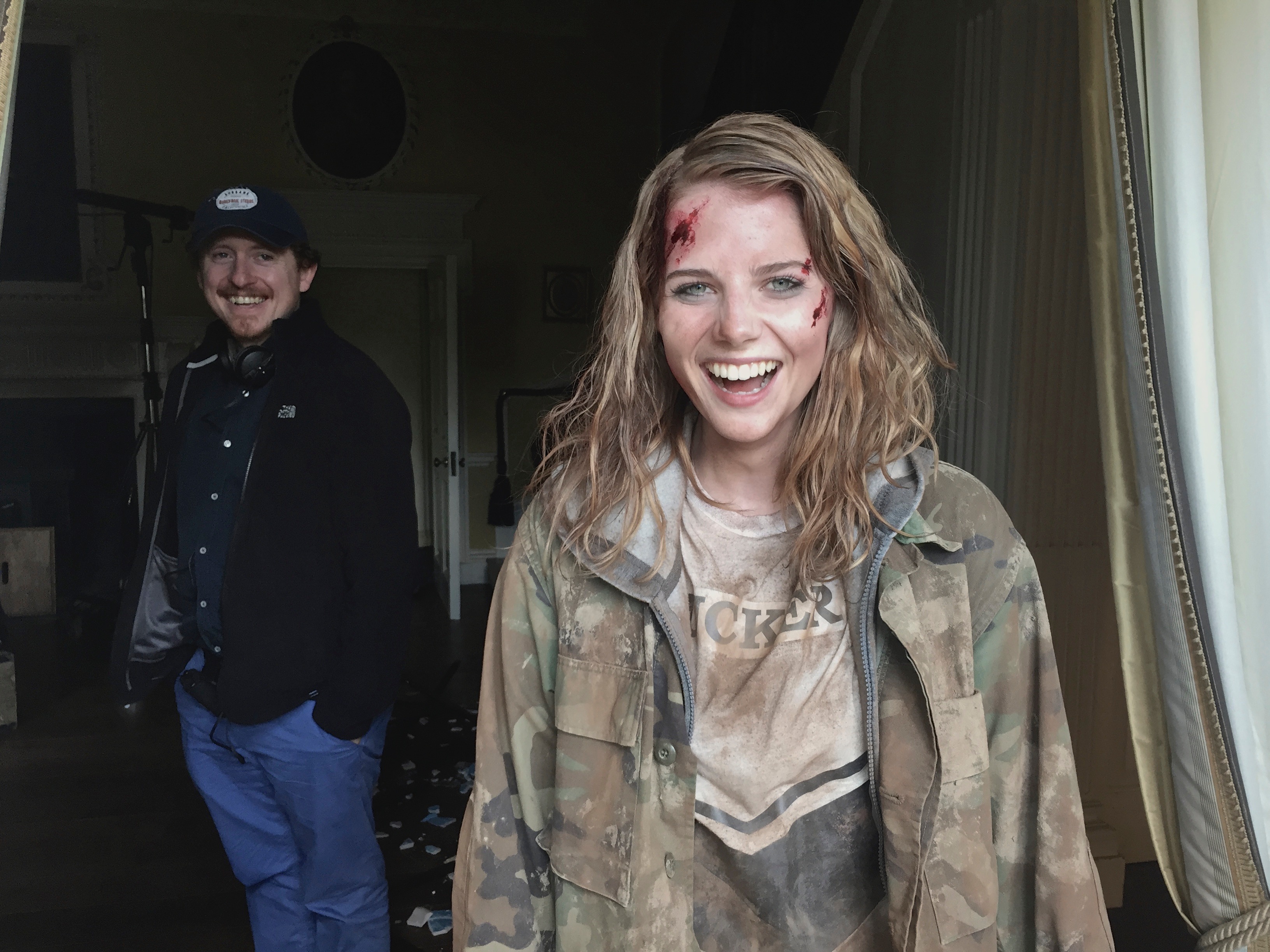 On set — Don't Knock Twice